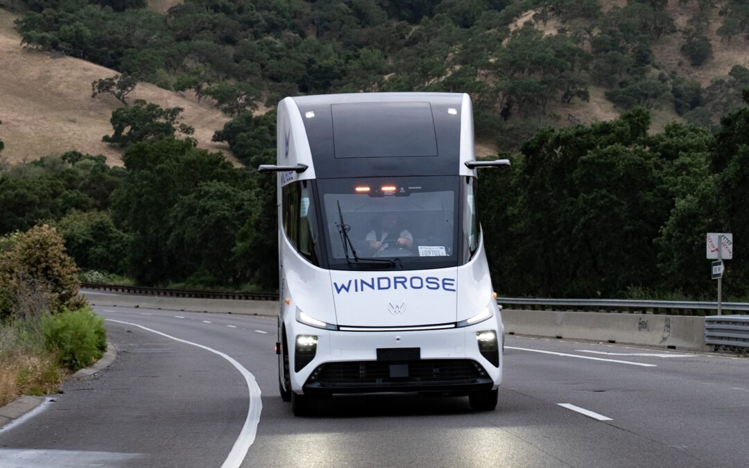 Introducing the Windrose E1400 long range electric semi tractor