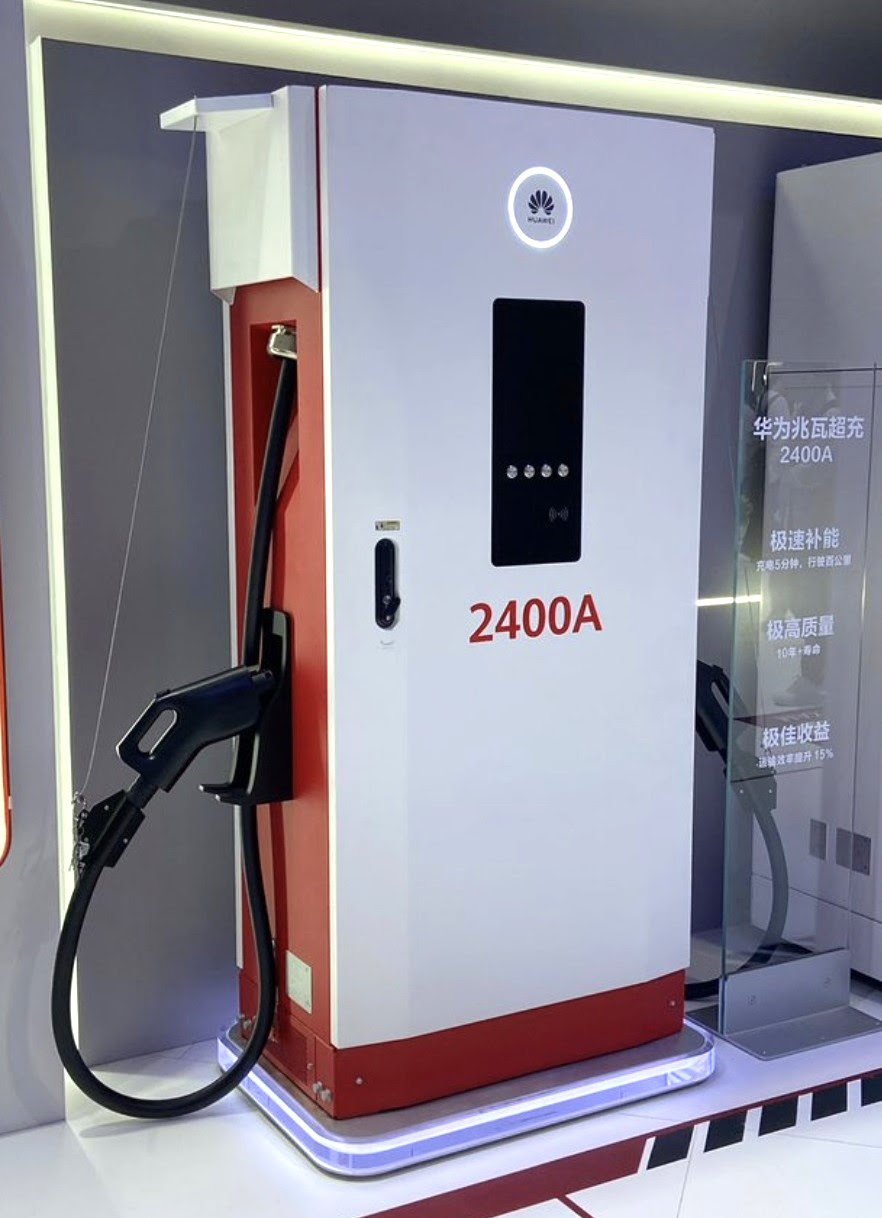 11. Huawei 2400A or 1.5MW liquid cooled charger